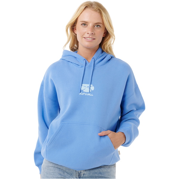 2025 Rip Curl Dame Oceanic Heritage Hættetrøje 09NWFL - Blue